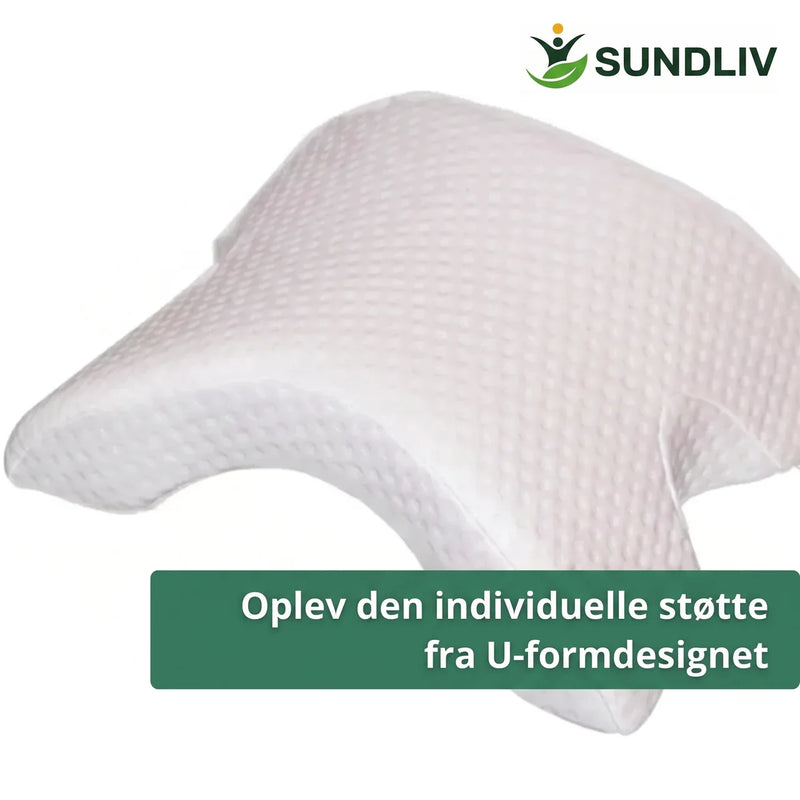 Armpude til Sidesovere – Memoryskumspude med U-formet Design
