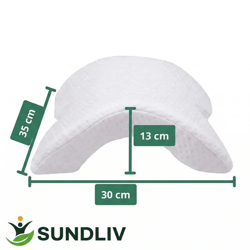 Armpude til Sidesovere – Memoryskumspude med U-formet Design