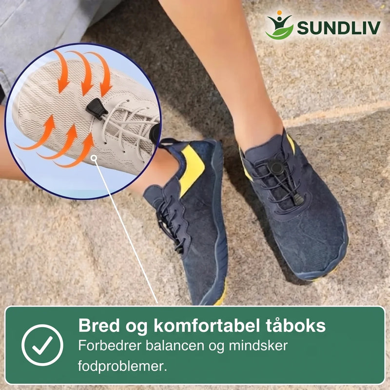 Barfodssko Vandafvisende Lette Sko med Bred Tåboks Fleksibel TPU-Sål