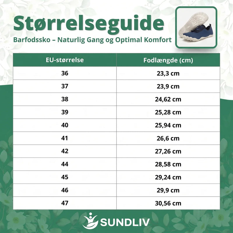 Barfodssko – Zero Drop med Bred Tåboks, 4 mm Fleksibel Sål og Åndbart Design
