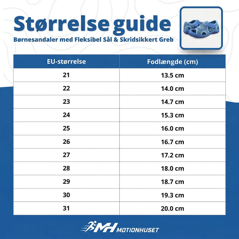 Børnesandaler med Fleksibel Sål & Skridsikkert Greb