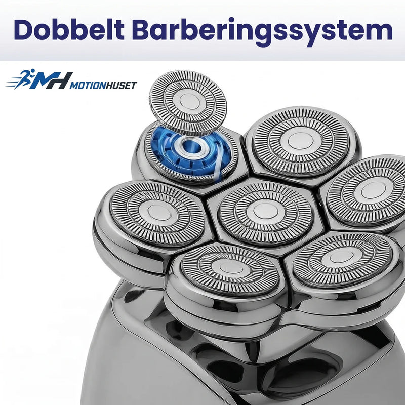 Elektrisk Hovedbarbermaskine 7D – Alt-i-én Barbering