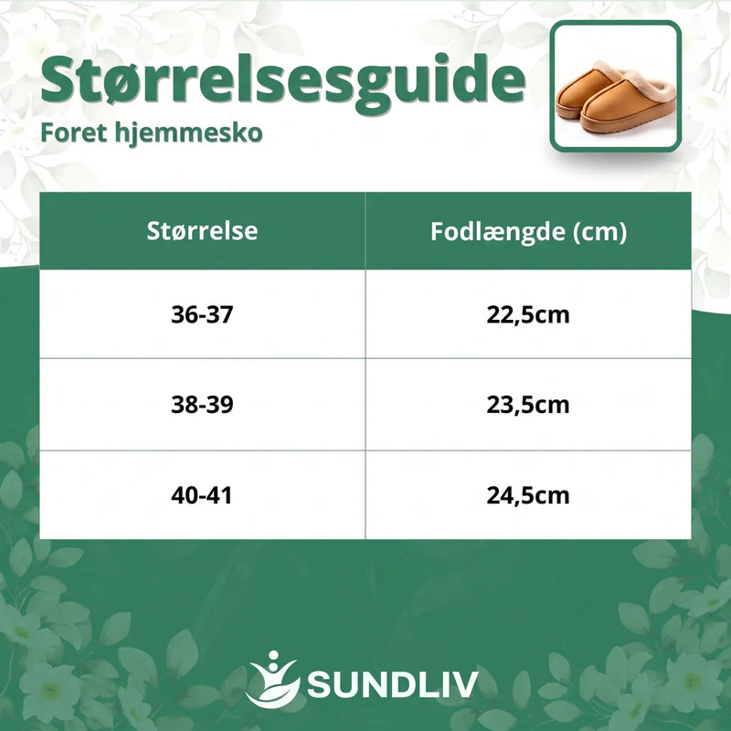 Forede Hjemmesko – Varme Tøfler med Skridsikker Sål
