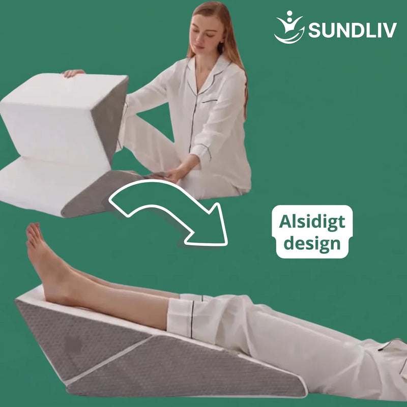 Kilepude 10-i-1 Memory Foam Justerbar Pude