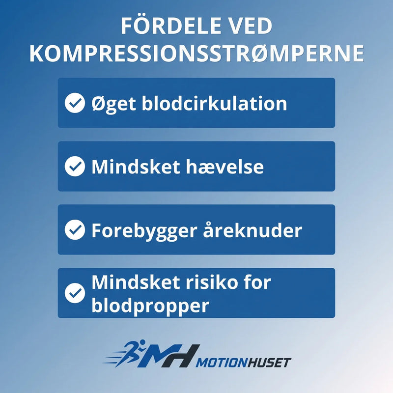 Kompressionsstrumpor hverdag (3 par)