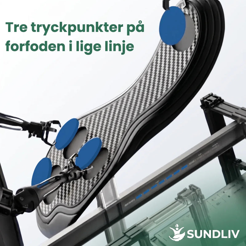 Kulfiber Indlægssåler – Stødabsorberende Svangstøtte med Gel til Løb, Sport, Træning og Hverdag
