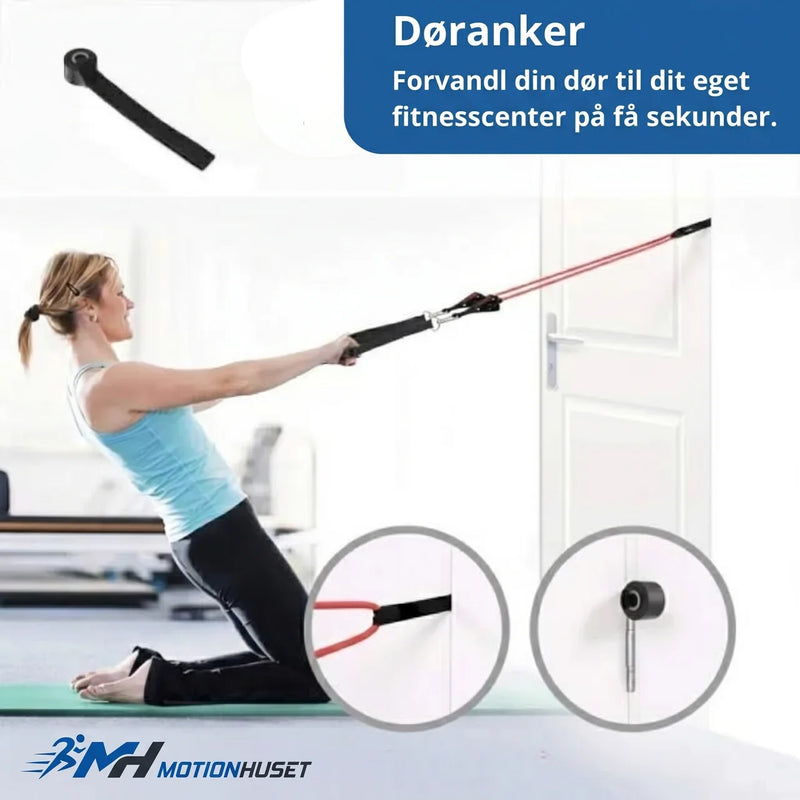 Motståndsband Set – Komplett Hemmagym for Helkroppstræning