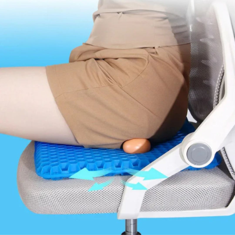 Gelsiddepude Åndbar Bikubestruktur til Kontor Bil Stol og Kørestol