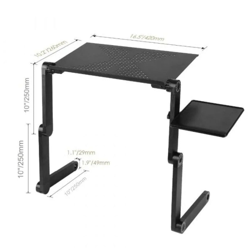 Justerbart Laptopstativ med Ventilation