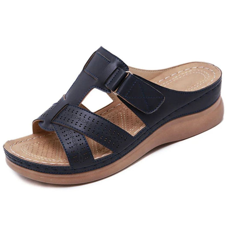 Slip-on Sandaler med Formet Indersål – Komfort og Stil til Kvinder