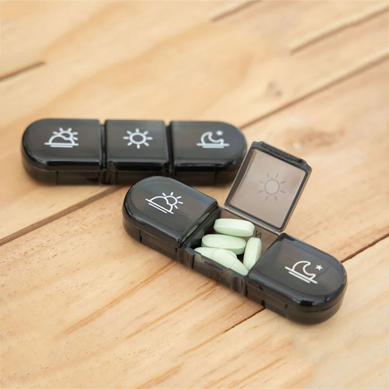 3x7‑dagars pillerbox – BPA‑fri, stora fack