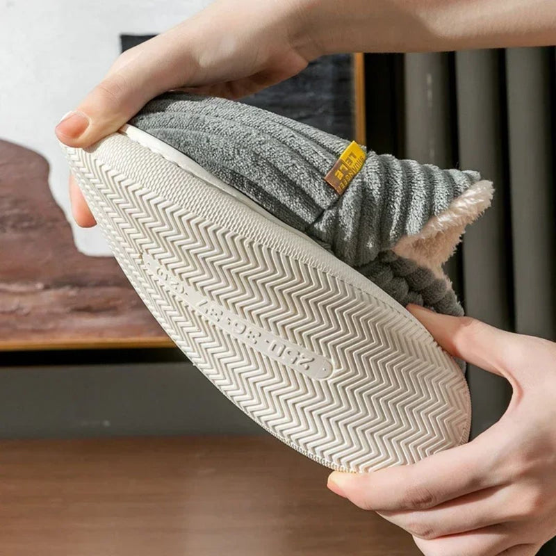 Tøfler med Skridsikker Sål – Blødt Foder, Slip-On Design