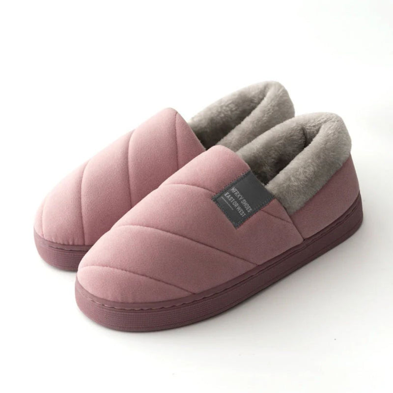 Herre Hjemmesko med Pels – Skridsikre og Forede Slip-On Toffler