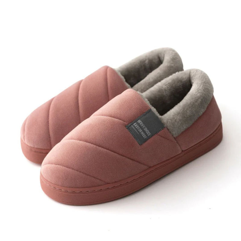 Herre Hjemmesko med Pels – Skridsikre og Forede Slip-On Toffler