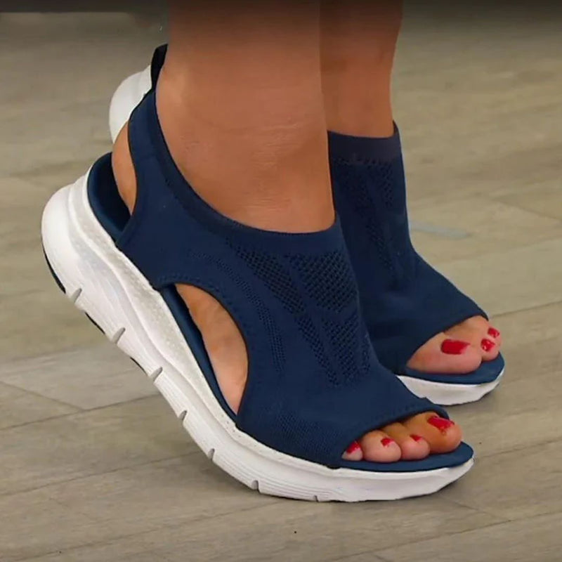 VelvaWalk - Sandaler Dame Lette og Åndbare med Skridsikker Sål