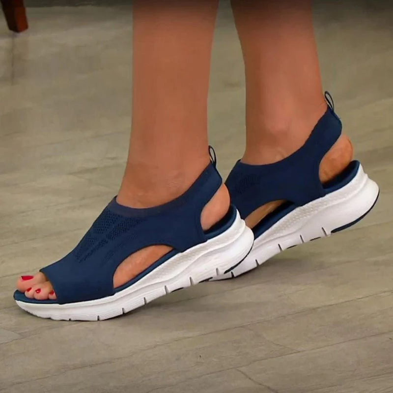 VelvaWalk - Sandaler Dame Lette og Åndbare med Skridsikker Sål
