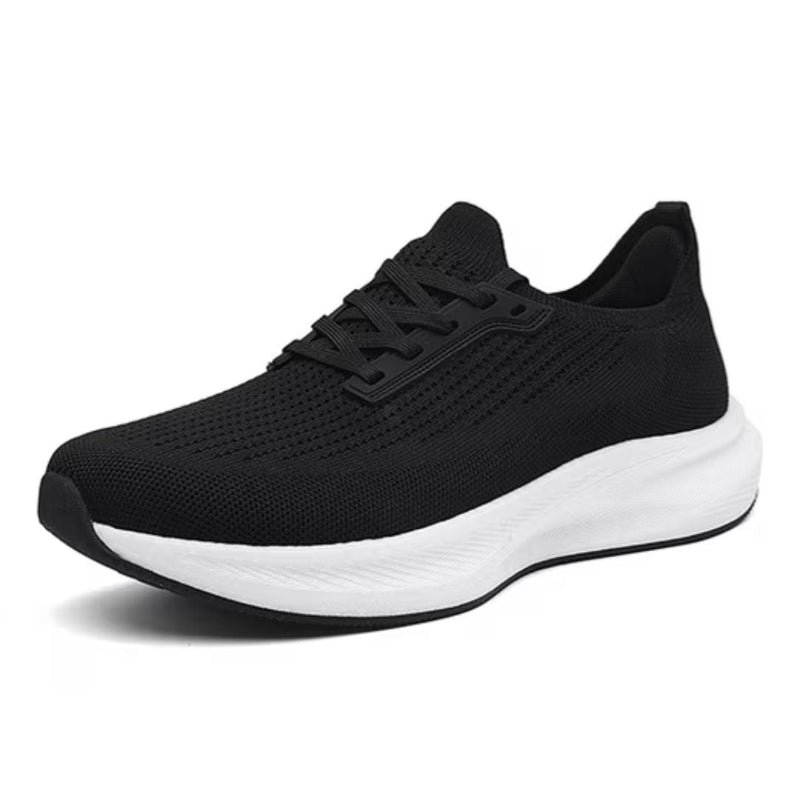 Lettvektssneakers i Mesh med Bred Tåboks Pustende Materiale
