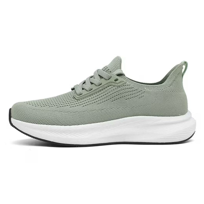 Lettvektssneakers i Mesh med Bred Tåboks Pustende Materiale