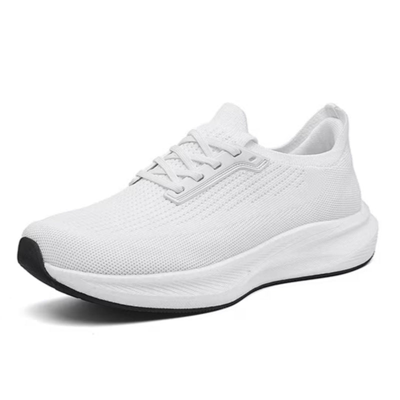 Lettvektssneakers i Mesh med Bred Tåboks Pustende Materiale