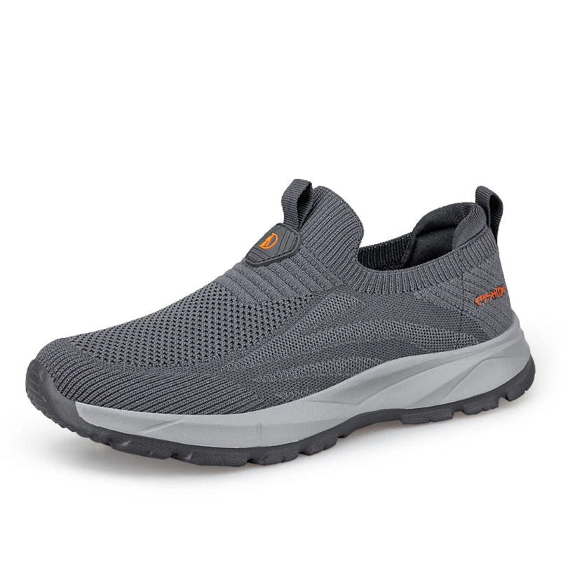 OrteoWalk - Slip-On Sneakers Stickade Lätta Sko med Mesh
