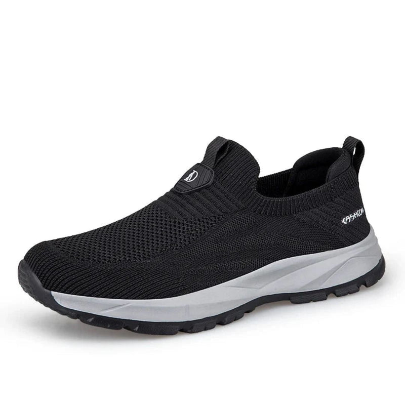 OrteoWalk - Slip-On Sneakers Stickade Lätta Sko med Mesh