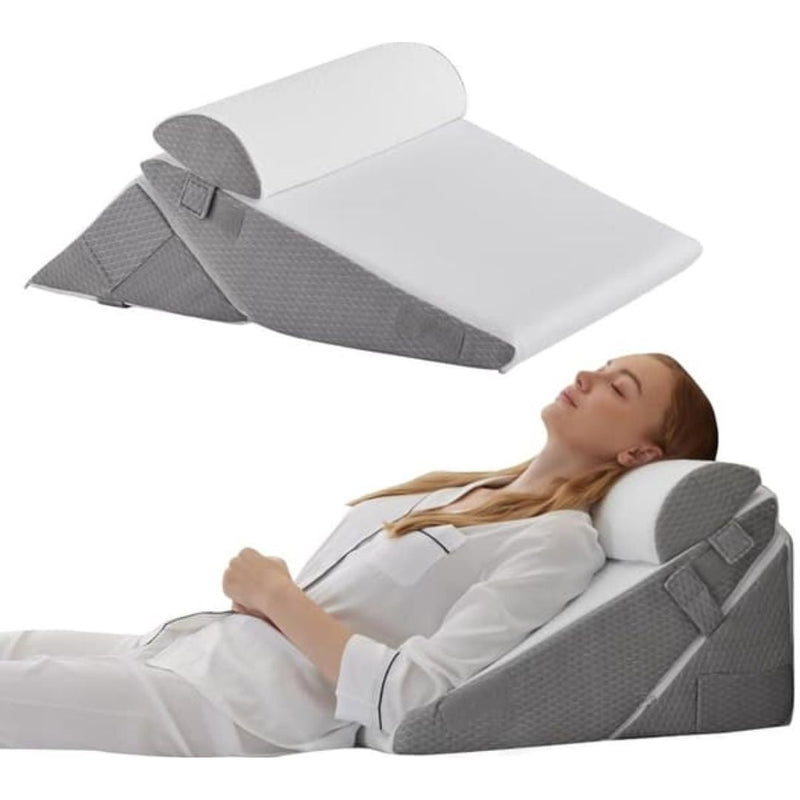 Kilepude 10-i-1 Memory Foam Justerbar Pude