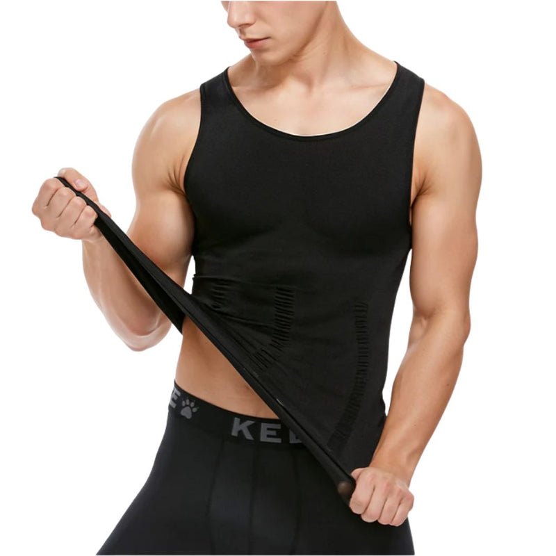 Shapewear Herre Formende Tanktop Kompressionslinne