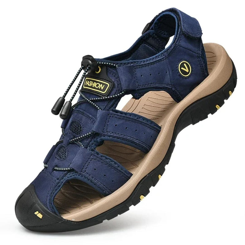 Vandringssandaler for mæn | Friluftssandal & Hiking Sandal Herr | Komfortabel Sål