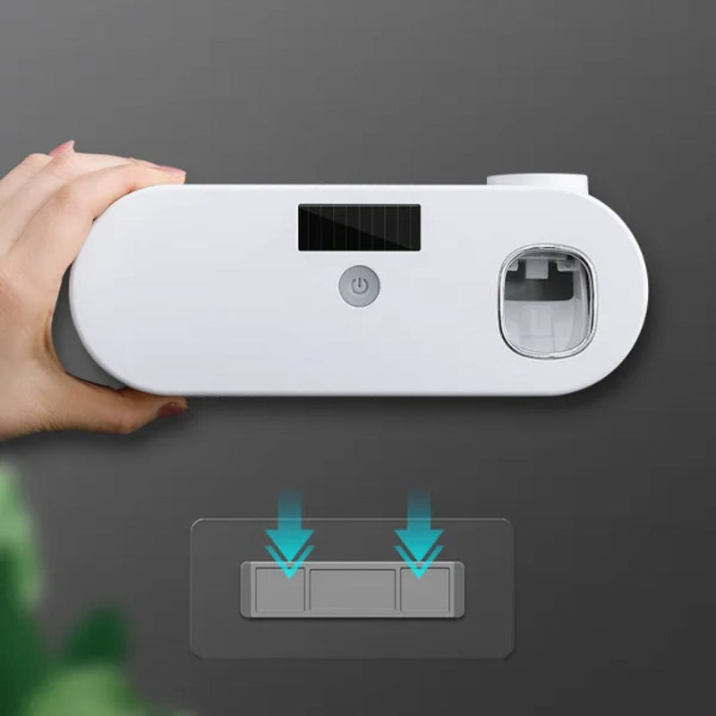 UV-tandbørstedesinfektor med Tandpastadispenser