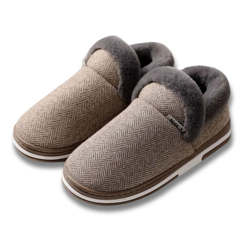 Varme Hjemmesko med Fleece – Forede Vintertoffler til Dame og Herre