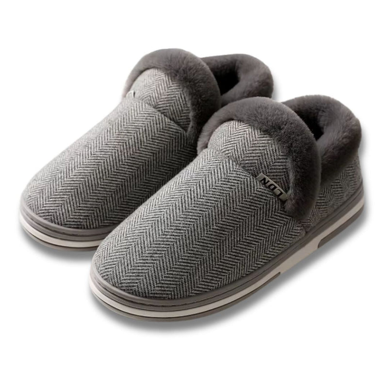 Varme Hjemmesko med Fleece – Forede Vintertoffler til Dame og Herre
