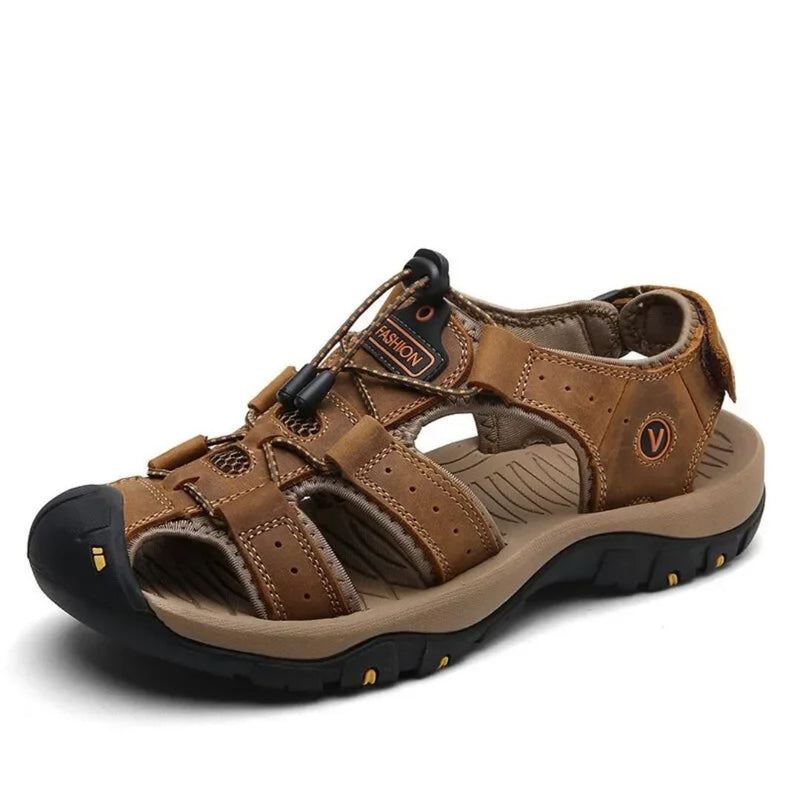Vandringssandaler for mæn | Friluftssandal & Hiking Sandal Herr | Komfortabel Sål