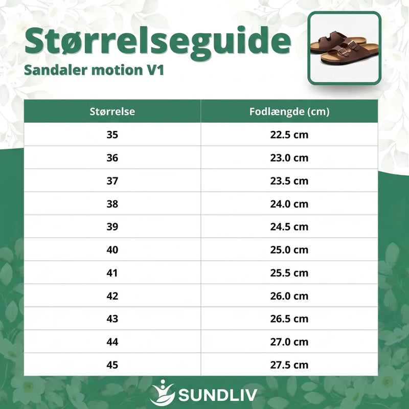 Sandaler Unisex – Komfortable Sandaler med Anatomisk Korkfodsseng