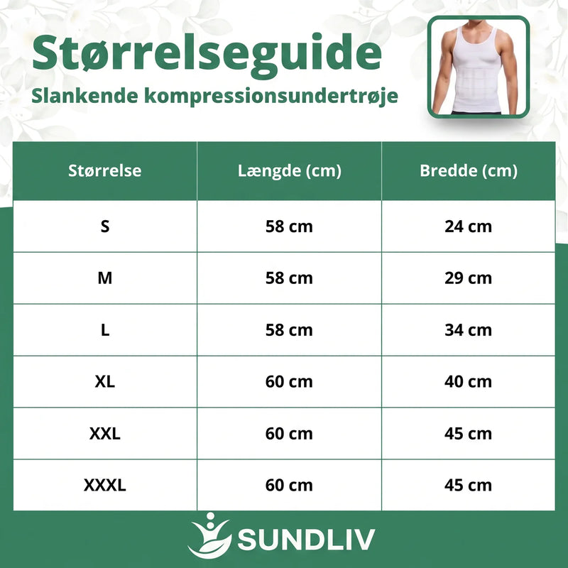 Shapewear Herre Formende Tanktop Kompressionslinne
