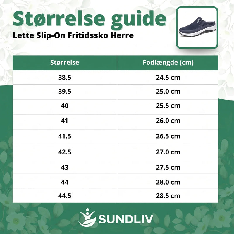 Slip-On Fritidssko til Herrer – Lette og Åndbare Sko med EVA-Indersål
