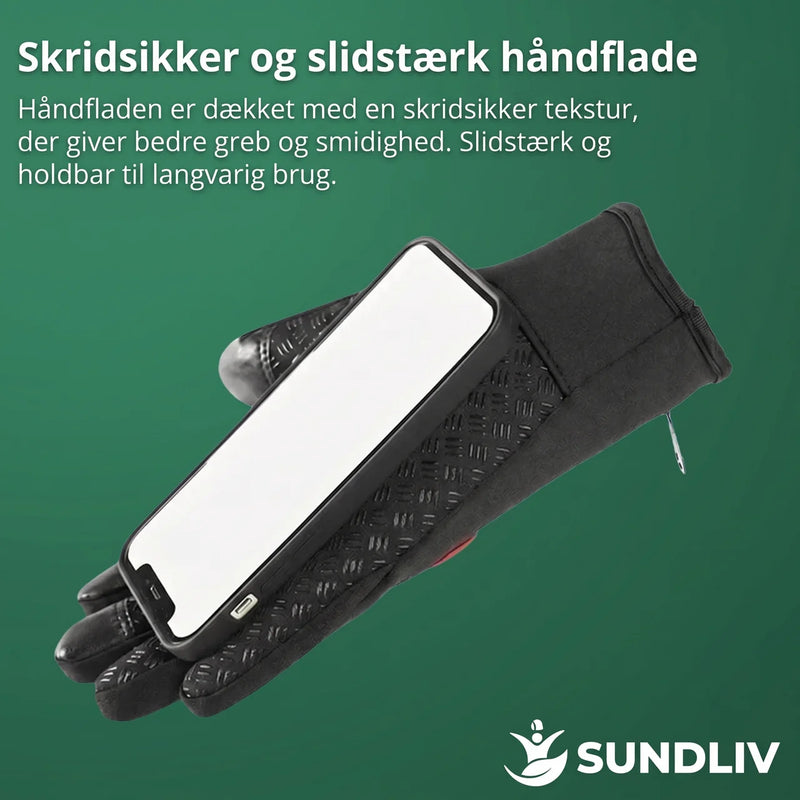 Varmehandsker – Vandafvisende og Vindtætte Vinterhandsker med Touchfunktion