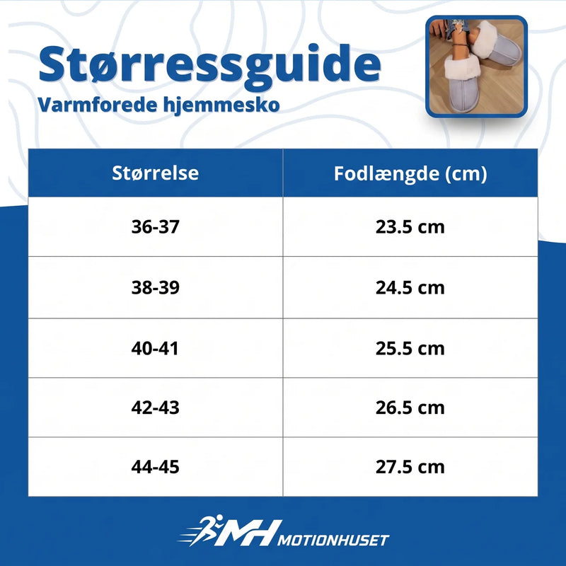 Varmforede Hjemmesko