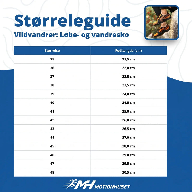 Vildvandrare løpar- og vandringssko