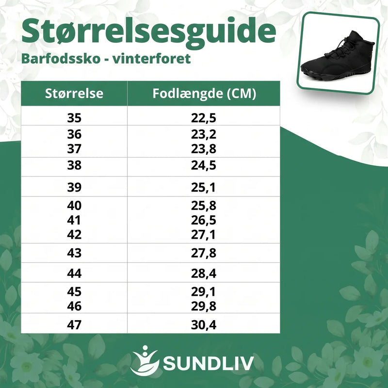 Vinterforede Barfodssko – Vandafvisende og Skridsikre Vinterstøvler