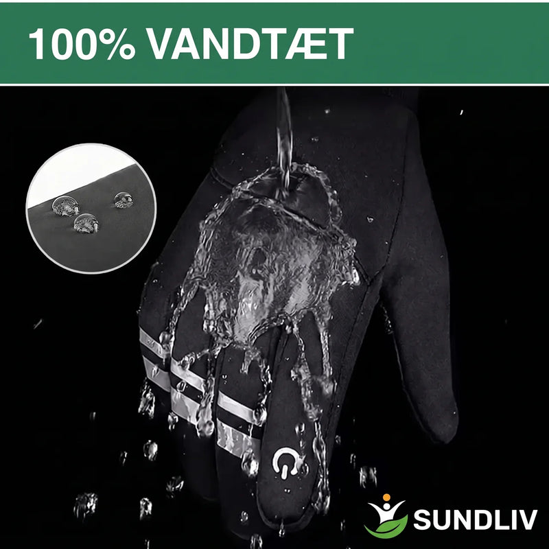 Vinterhandsker med Touchscreen Vandafvisende og Vindtætte Varme Handsker