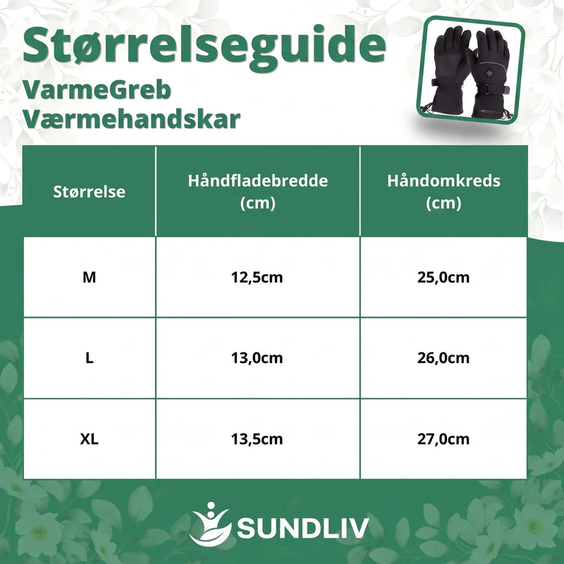 Vinterhandsker med Varme Elektriske Genopladelige Touchscreen