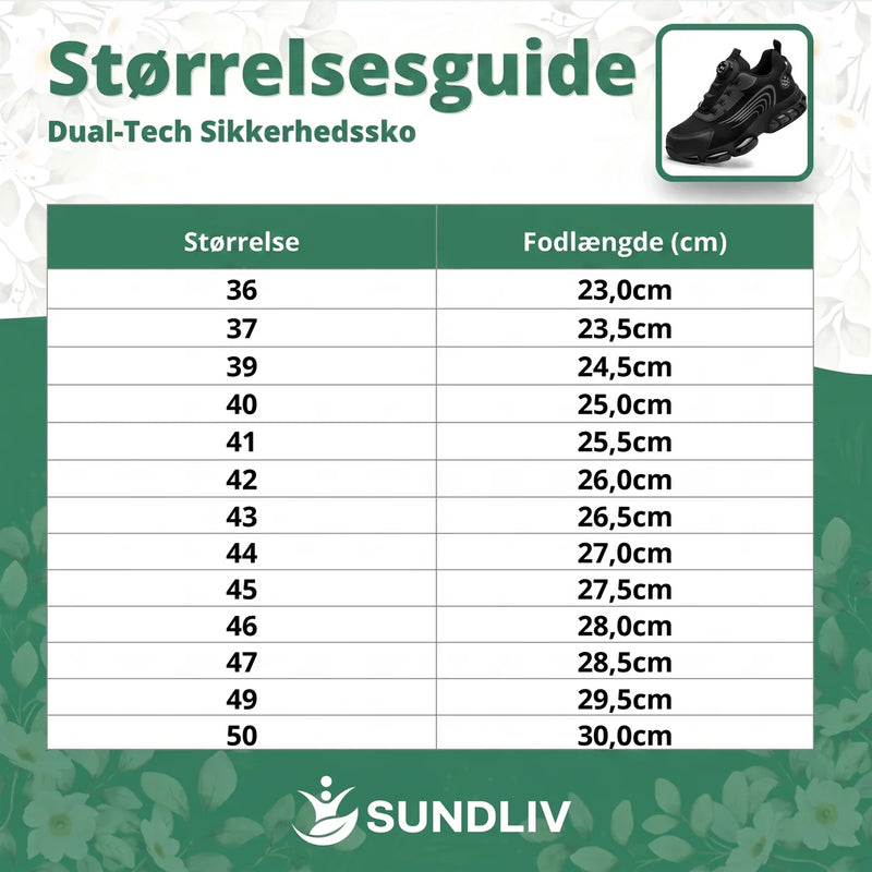 Dual-Tech Skyddsskor – Lette og Behagelige for Långa Arbetsdagar