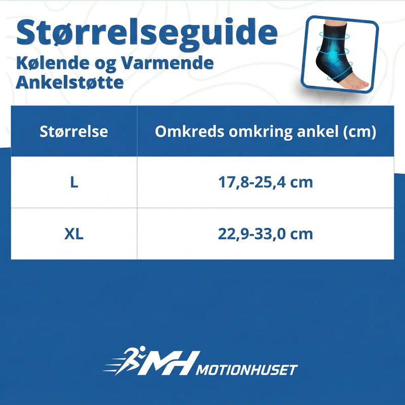 Kølende og Varmende Ankelstøtte