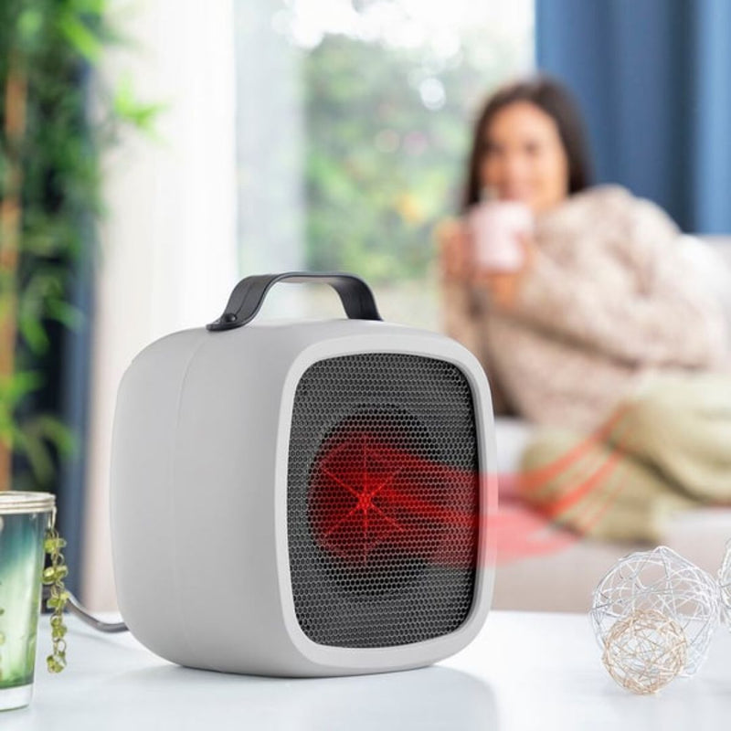 Mini Varmeblæser Keramisk PTC 500W Kompakt