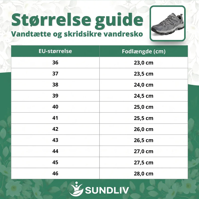 Fjello - Vandringsskor Vandafvisende Skridsikre Lette Mesh Sko